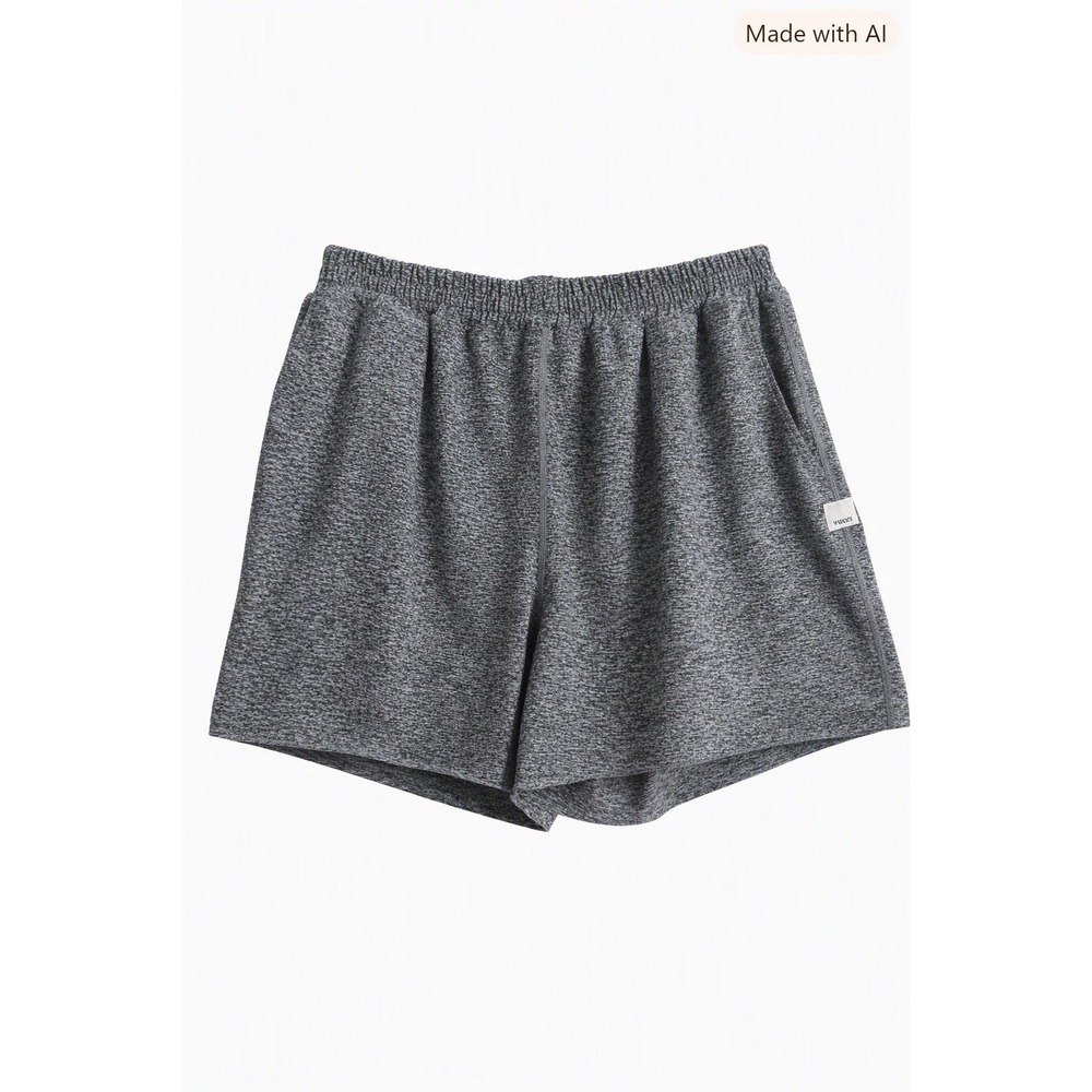 Vuori  Boyfriend Shorts Women Small Gray Heathered DreamKnit